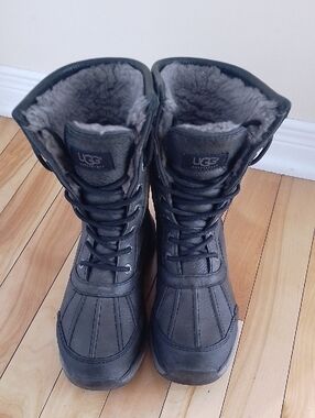 UGG BLACK ADIRONDACK III WATERPROOF SNOW WINTER BOOTS